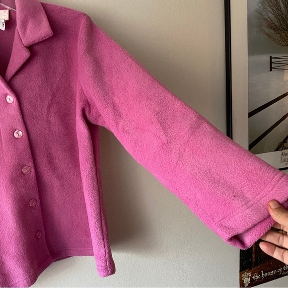 lynda smith swanna pink pajama set size Small made in USA - Picture 4 of 11